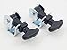 2 Pack Rubber Hood Catch Hold-Down Kit 2.5 Inches Inch Mini Easy Grip Draw Latch Zinc Plated Steel Brackets and Hardware Replacement 2 1/2 Inches Luggage Container Battery Box Tiedown LP Bottle Cover