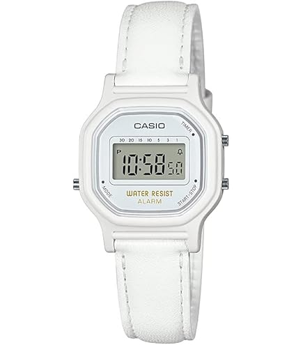 ?? Casio LWS-2000H Womens Watch 38mm White Digital Silver Tone Day Date 200 Lap WS2000H-1A2V | Silver Digital Watch | CASIO main image 3