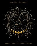 July 2019 - June 2020: Taurus | Weekly + Monthly Academic Planner: Taurus Zodiac Sign | Faux Gold Foil Calendar Organizer | Agenda with Quotes (8x10