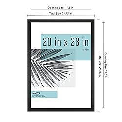 MCS Studio Gallery Frame, Black Woodgrain, 20 x 28