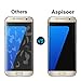 [2-Pack] Galaxy S7 Edge Tempered Glass Screen Protector,Fitquipment [Half Coverage] [9H Hardness] [Anti-Fingerprint] [Bubble-Free] HD Screen Protector Compatible with Samsung Galaxy S7 Edge Clear.