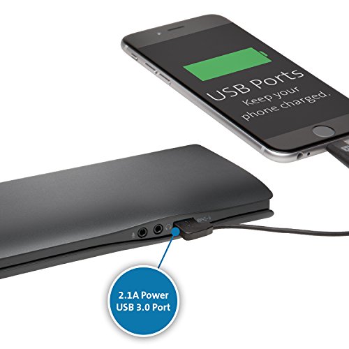 Kensington SD4500 USB-C Docking Station for 2015/2016 MacBook Retina 12', Dell XPS 13' 9350/XPS 15' 9550, Dell Precision 5510 (K38230WW)