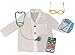 Pretend Medical Kit - Doctor Kit for Kids with Lab Coat - Dentist Kit and Veterinarian Kit for Kids with Teeth Set and Dog patients - Doctor, Nurse, Dentist or Veterinarian