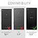 kwmobile Wallet Case Compatible with Sony Xperia Z5 Premium - Case Fabric and Faux Leather Phone Flip Cover - Dark Blue/Black