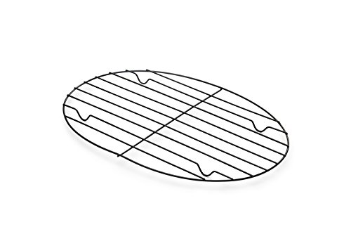 Fox Run 57213 Non-Stick Oval Roasting/Cooling Rack, 11.25 x 8.25 x 0.5 inches, Metallic - //coolthings.us