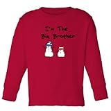 So Relative! I'm The Big Brother (Snowman) Toddler Long Sleeve T-Shirt