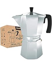 6 Cup Moka Pot (Mocha Pot) - Stovetop Espresso Maker - The Perfect Stove Top Italian Coffee Maker - Sisitano