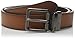 Nautica Boys' Battan Reversible Belt, Tan/Black, 20
