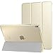 MoKo Case Fit iPad Pro 9.7 - Slim Lightweight Smart Shell Stand Cover with Translucent Frosted Back Protector Fit Apple iPad Pro 9.7 Inch 2016 Release Tablet, Gold (with Auto Wake/Sleep)