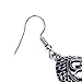 Lureme Ethnic Jewelry Antique French Hook Hollow Out Design Oval Pendant Dangle Earrings(02004292-p)
