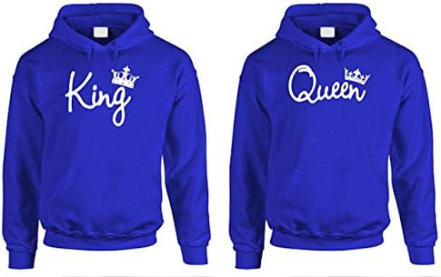 The Other Side King and Queen Hoodies For Couples, Matching Couple Hoodies,