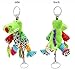 eurofield Baby Musical Plush Toy Crocodile Animal Kids Toy,Travel Activity Plush Toy with Soft Teether for Boys Girls（Musical Style