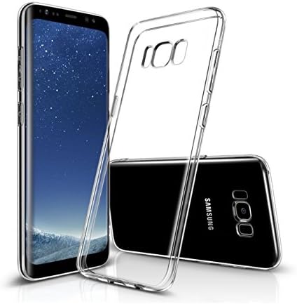 Smart Protection 'Clearlite Series' Crystal Clear Silicone Ultra-Thin TPU Case for Samsung Galaxy S8 Plus Clear Case, [Scratch Resistant] Crystal Clear Slim Fit Flexible TPU Gel Rubber