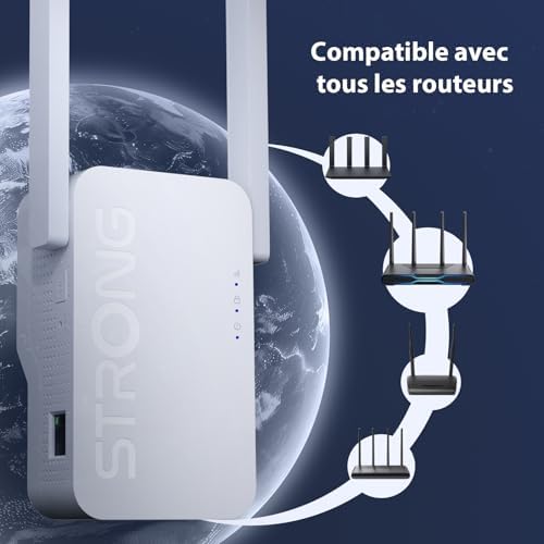 Répéteur WiFi 7 BE3600, Amplificateur WiFi Double Bande