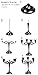 Viscacha Silver Candle Holder，5 Arms Metal Candle Holders for Taper Candles（10.6 inch Tall Candelabra, for 1/2-1 inch Pillar Candles Diameter Each）,Candlestick Holders Centerpiece Decoration