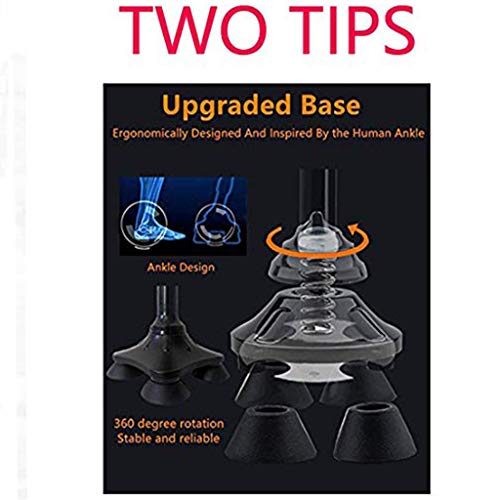 BBT-Shop Collapsible Walking Canes with LED Light SOS Alarm - Adjustable Hand Walking Hiking Sticks - Self-Standing Balancing Mobility Aid for Men Women Father's Day Gifts