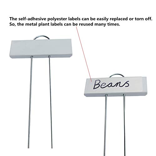 Amatory Metal Plant Labels Garden Markers Gardening Planting Seedling