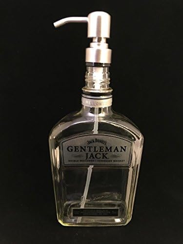 Dispenser for Soap Altered Gentl Jack Glass Bottle 750 ml Waterproof Label