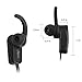 In-Ear Bluetooth Headphones, Jarv NMotion Advance Lightweight Wireless Earbuds w/ On-Board Controls and HD Premium Sound - Black