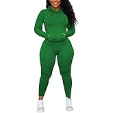 Nimsruc 2 Piece Outfits For Women Sweatsuits Sets Hooded Tracksuit Long Sleeve Pullover Jogger Sweat Pants Set
