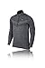 Nike Dri-FIT Knit Half-Zip Mens Running Shirt top Dark Grey/Heather (XXL)