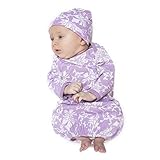 Baby Be Mine Newborn Gown and Hat Set (Newborn 0-3 Months, Helen)