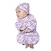 Baby Be Mine Newborn Gown and Hat Set (Newborn 0-3 Months, Helen)