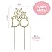 We Still Do Gold Cake Topper | Premium Sparkly Crystal Diamond Bling Rhinestone Gems | Anniversary or Vow Renewal Decoration Ideas | Perfect Keepsake (We Still Do Gold)