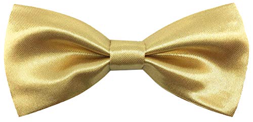 CD Kids, Toddlers Suspender and Bow Tie Set, Adjustable Set and Colors for Boys and Girls (Chanpain Gold)
