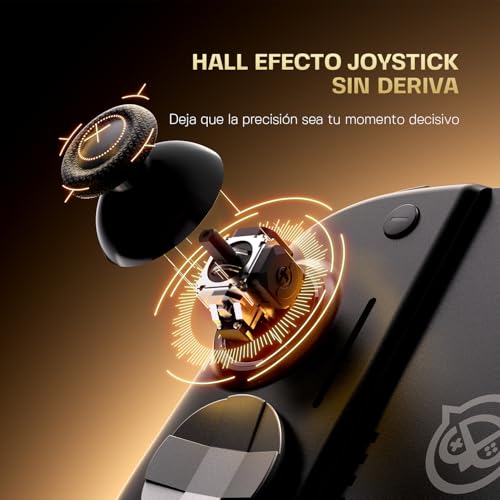 NYXI Hyperion 3 Control Switch 2 – El Primer Control Inalámbrico Third-Party para Switch 2 del Mundo, Giroscopio de 9 Ejes, con Botones Mecánicos, Joysticks Hall Effect de Alta Precisión, Vibración Regulable y 2 Botones Traseros Programables