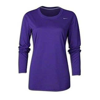 Nike Women's Dri-Fit Fitness Workout T-Shirt - Long Sleeve Performance Shirt