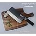 WALLOP Meat Cleaver Knife - Combines 67 Layers Japanese Damascus Blade & German HC Stainless Steel Kitchen Knife, Chinese Chef Chopping Knife,Non-Slip Ergonomic Wenge Wood Handle - Rock Series - 7.5''