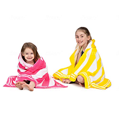 Premium Hooded Beach Towel for Kids Aged 310 Drawstring Carry Bag