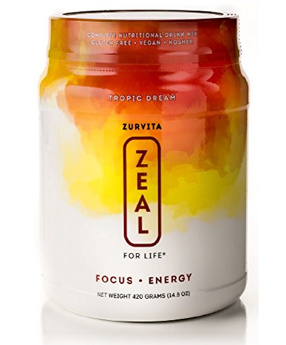 New Zurvita Zeal for Life Tropic Dream Wellness Canister - 30 Days, 420g