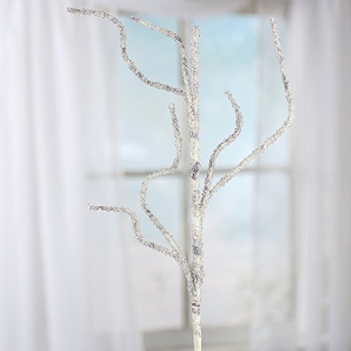 Factory Direct Craft 28 Inch Icy Artificial Willow Twig Branch for Floral Arranging, Designing and Crafting