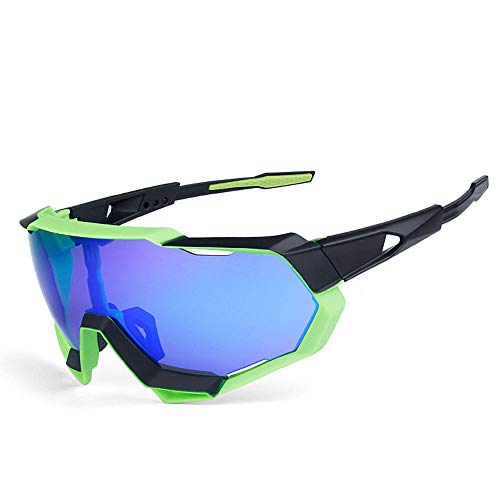 TWFY Fahrradbrillen Radfahren Sport Angeln UV-Schutz Sonnenbrillen-Glas-Rahmen-Design for Männer und die Frauen 7 Farben…