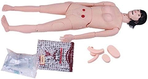 COOLNAN Multifunctional Nursing Training Manikin Model Mannequin Patient Education Teaching Model Female [US Stock]