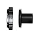 Gosky T T2 Mount Camera Lens Adapter Compatible with Canon EOS Camera and Microscope Adapter with 23.2mm Eyepiece Ports