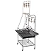 Yescom Pet Parrot Play Stand Bird Cage Gym Perch with Feeding Cups Overall 41″ L x 30″ W x 69″ Hthumb 2