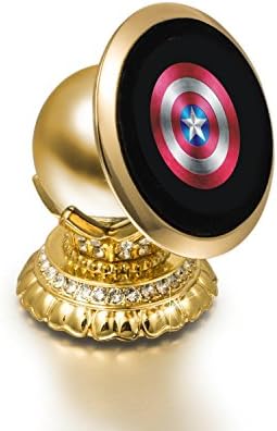 Car Mount Ertch® Premium Magnetic Cellphone In-Dash Stand Holder Bracket Cradle Dock (Captain America)