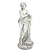 Design Toscano Winter Woman of The Four Seasons Indoor/Outdoor Garden Statue, 12 inches Wide, 32 inches Tall, Cast Stone Resin, Antique Stone Finish