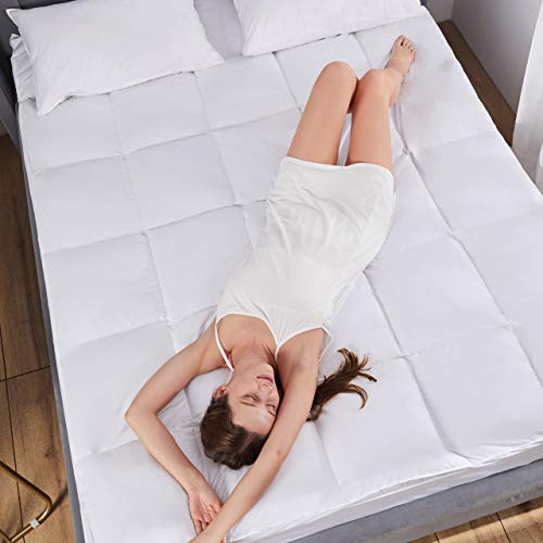 DOWNCOOL Feather Bed Mattress Topper California King Pillow Top