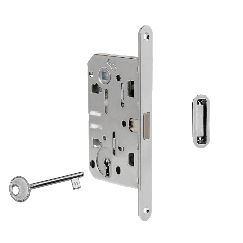 bricoleva.it Interior Door Lock, Silver Key Lock, Door Lock