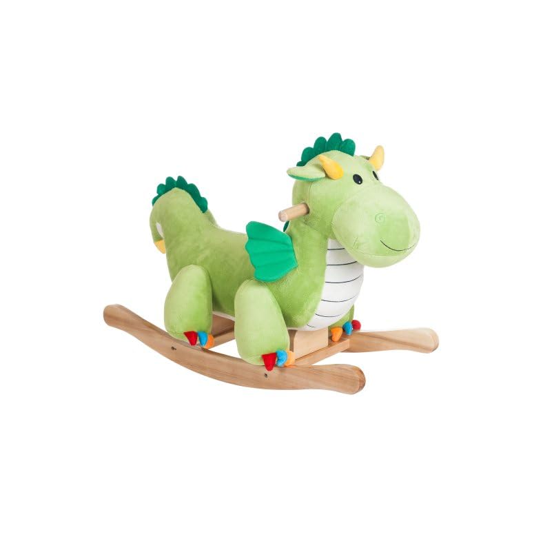 Happy Trails Rocking Dagwood Dragon, 27″ Lx14 Wx19:H, Model Number: 80-C7051 , Green
