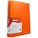 JAM Paper Plastic 1 inch Binder - Orange 3 Ring Binder - Sold Individually