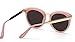 GAMT Round Sunglasses Large Frame Sunglasses Oversize Eyewear for Women Retro Tide Pink