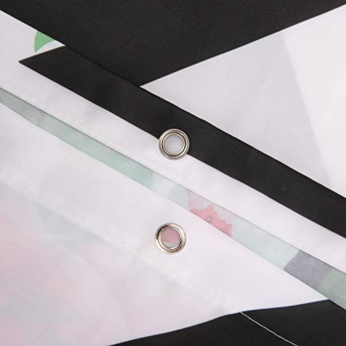 image for LIVILAN Shower Curtains with 12Hooks Machine Washable 70.8x70.8 Inches