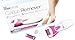Lilian Fache Electronic Pedicure Foot File with Diamond Crystals - Electric Pedi Tool Callus Remover (no Pressure Required) USB Re-Chargeable - 1 Coarse and 1 Replacement Xtra Course Head, Pink