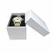 English Talking Watch for Blind People or The Elderly and Visually Impaired People with Alarm of Quartz, Talking Date and time, Golden Color, White Face