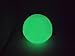 (Pack of 6) MAXZOLA UV Rechargeable Fluorescent Night Golf Balls,Night Training Balls,glow in the dark,Recharged by UV flashlight or Sun light (UV flashlight included)